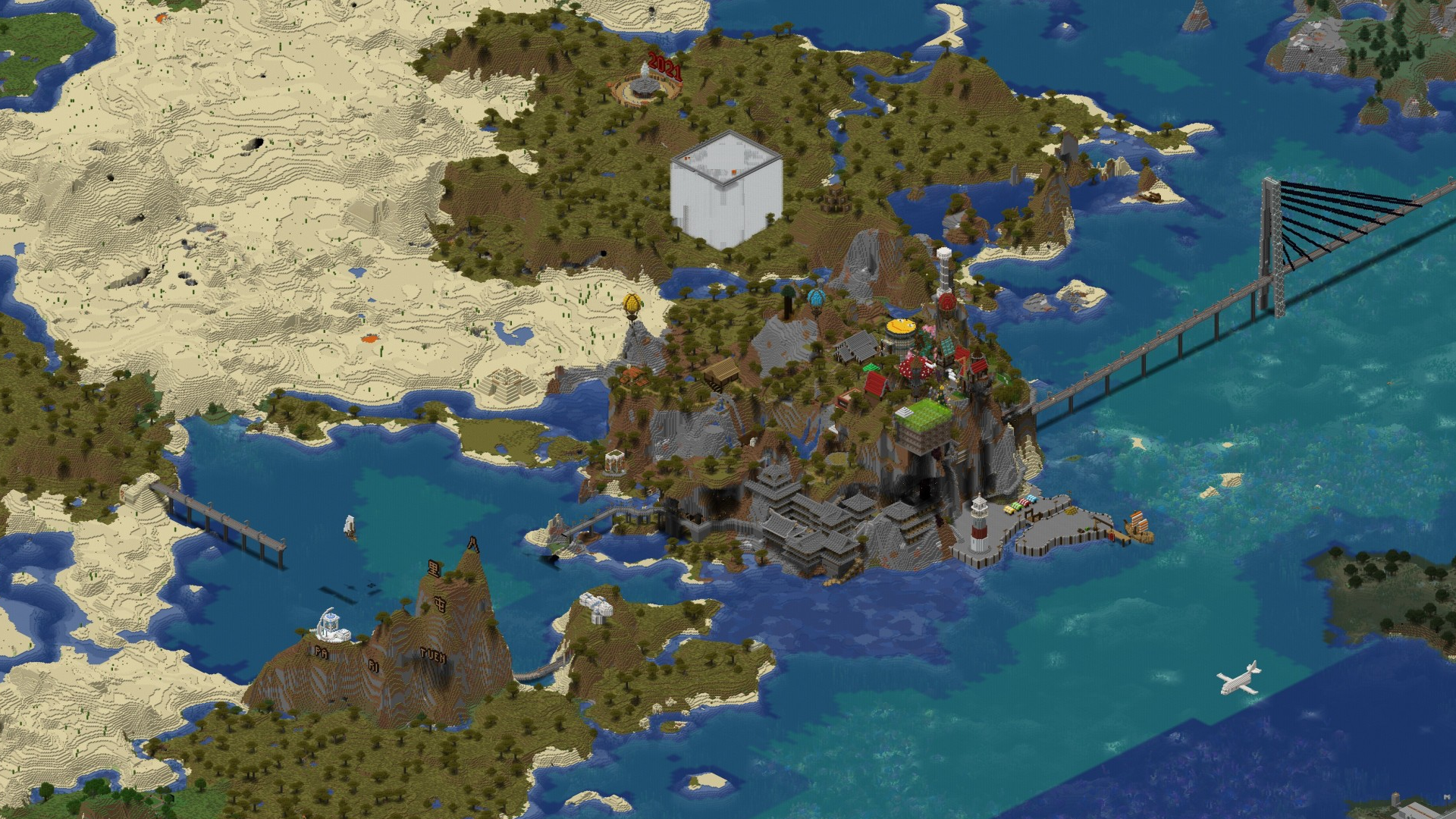 之前的村庄卫星地图 - 八里屯