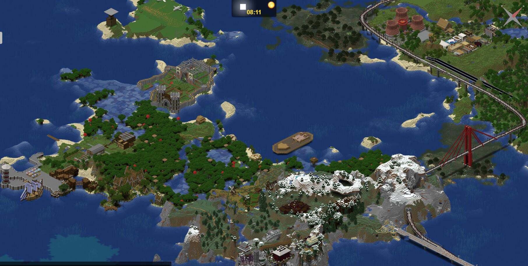 之前的村庄卫星地图 - 慌岛