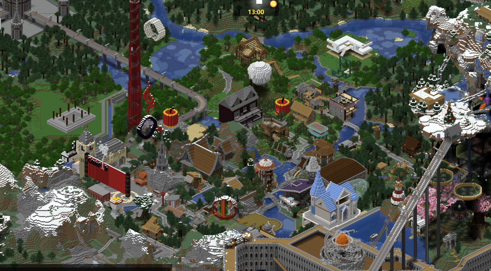 之前的村庄卫星地图 - 木叶村