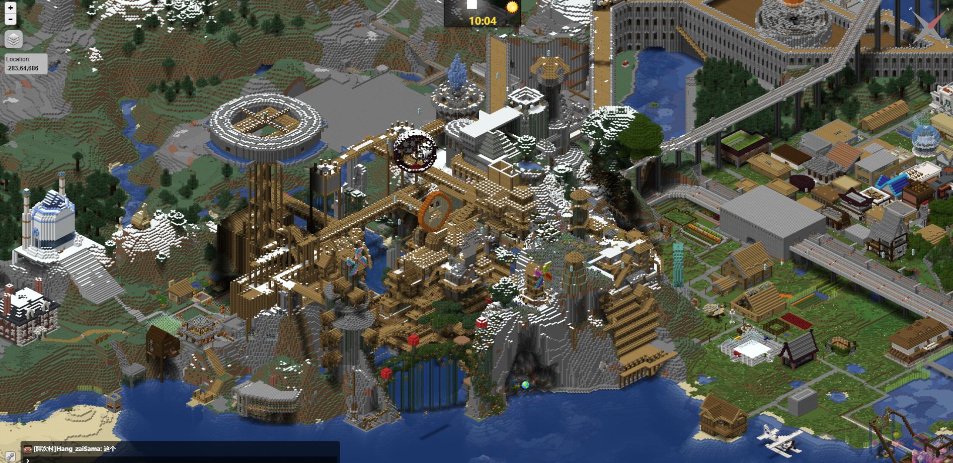 之前的村庄卫星地图 - 死宅村