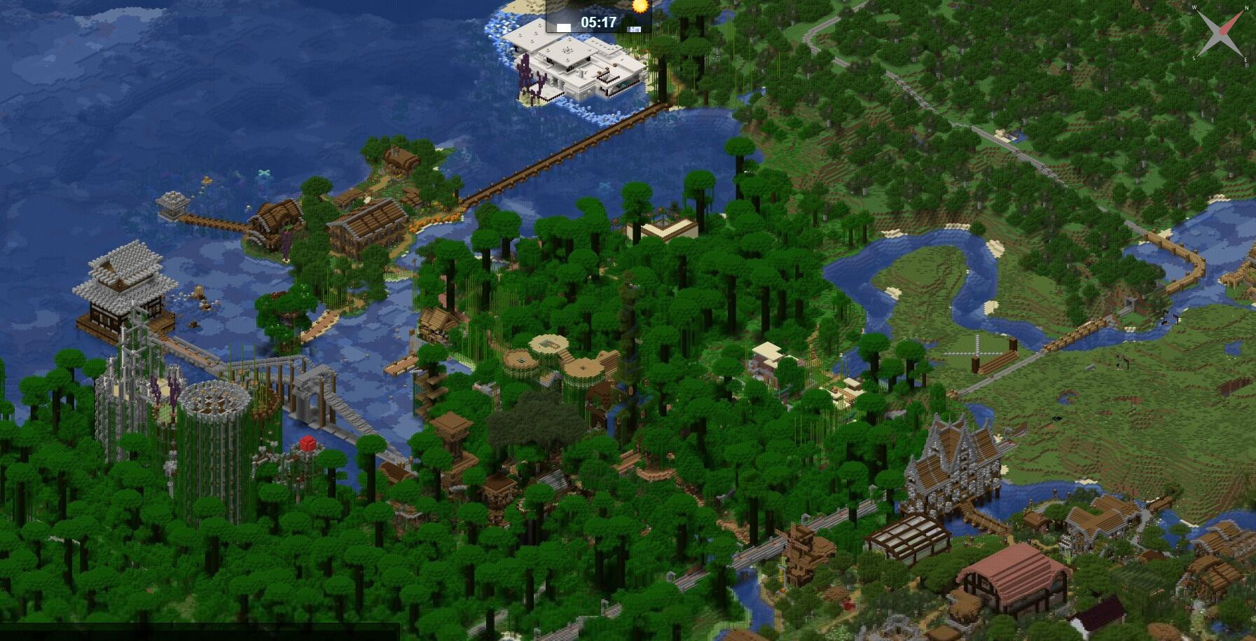 之前的村庄卫星地图 - 雨村