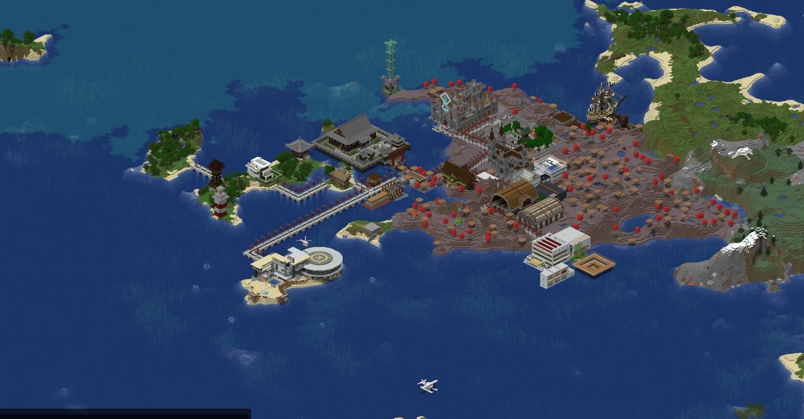 之前的村庄卫星地图 - 鱿鱼村